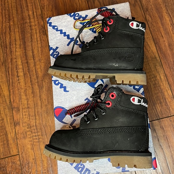 Timberland x Champion Waterproof Toddler Boots - Picture 4 of 5